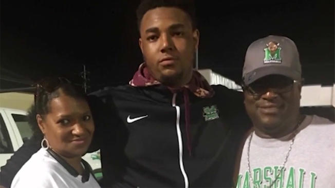 Larry Aaron of Marshall University football team died at 19