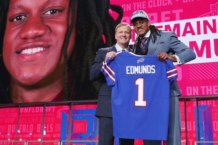 Terrell and Tremaine Edmunds are the first brothers to be drafted in the first round