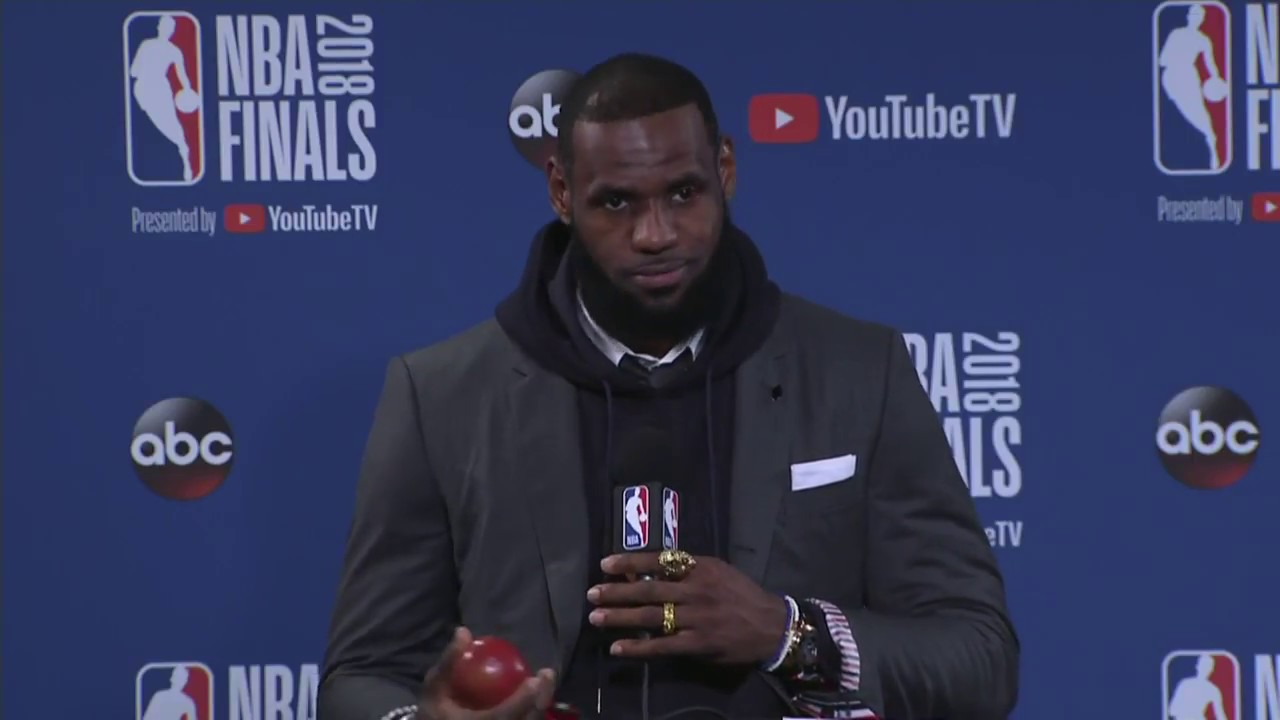 LeBron James NBA Finals Game 2 Postgame Interview Winnerz Circle