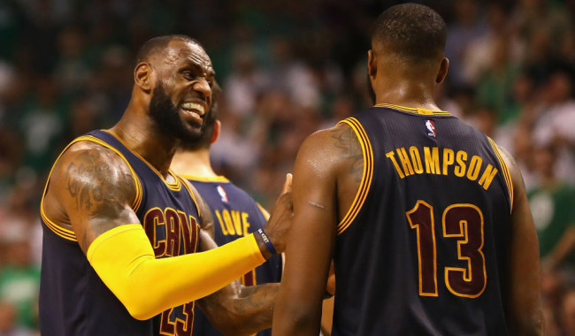 Tristan Thompson , LeBron James, Baseball