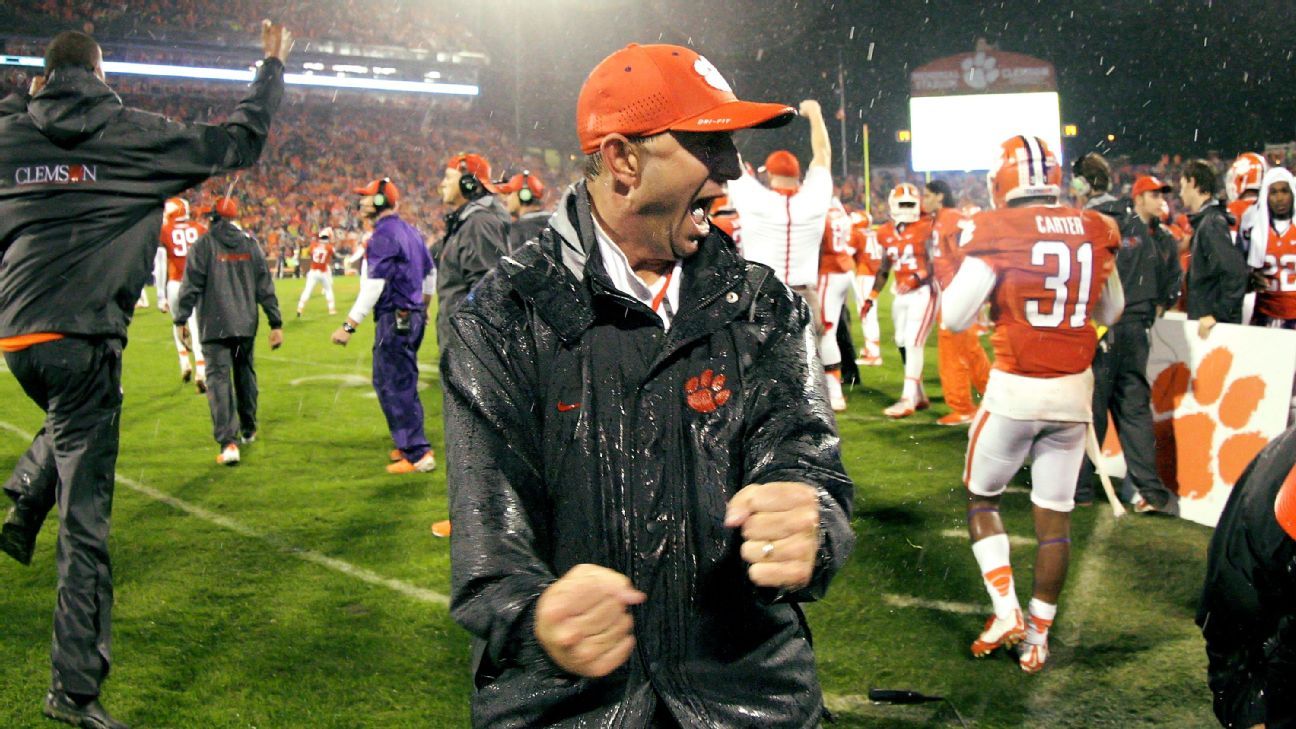 Dabo Swinney and Clemson’s game is brought into prominence