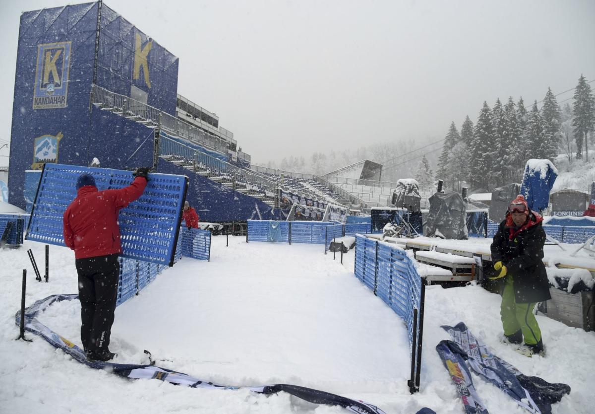 Final World Cup race just prior to worlds called off due to snowfall