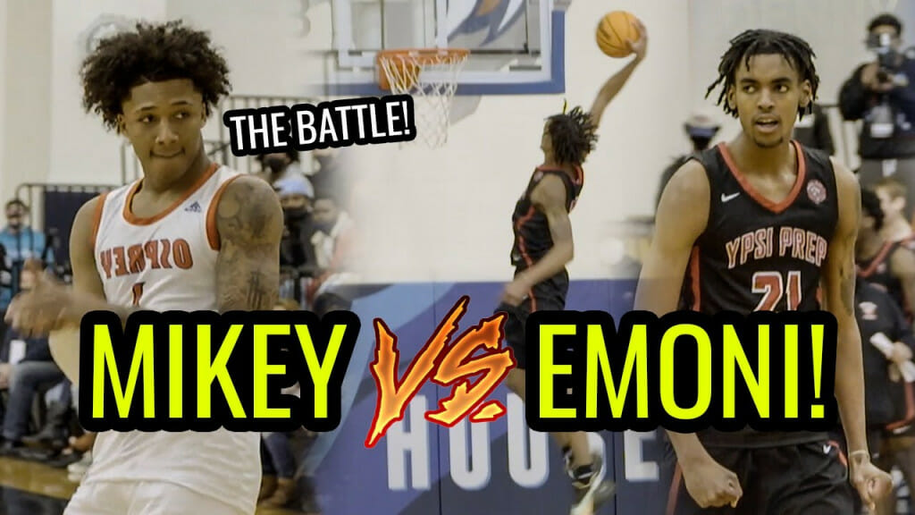 Mikey Williams Vs Emoni Bates Came Down To The BUZZER