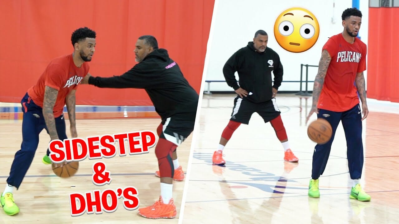 Scoring when Defenders go under and SIDE STEP NBA Workout with Nickeil ...